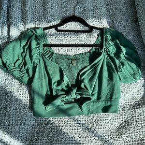 Wild Fable Green Crop Top Size S
